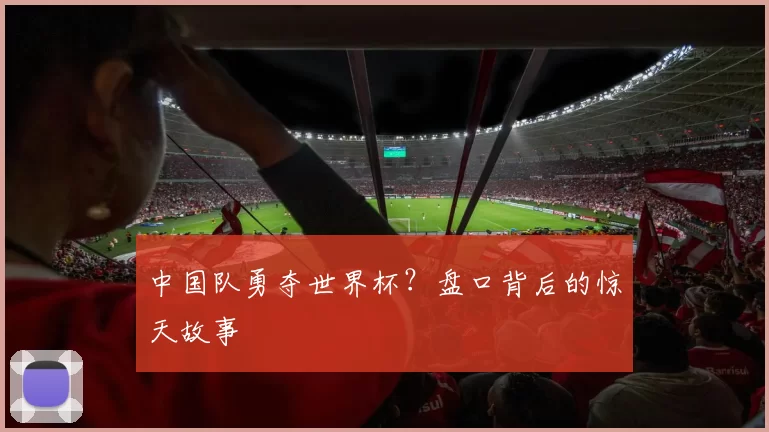中国队勇夺世界杯?盘口背后的惊天故事