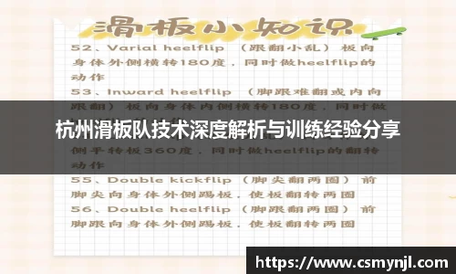 杭州滑板队技术深度解析与训练经验分享